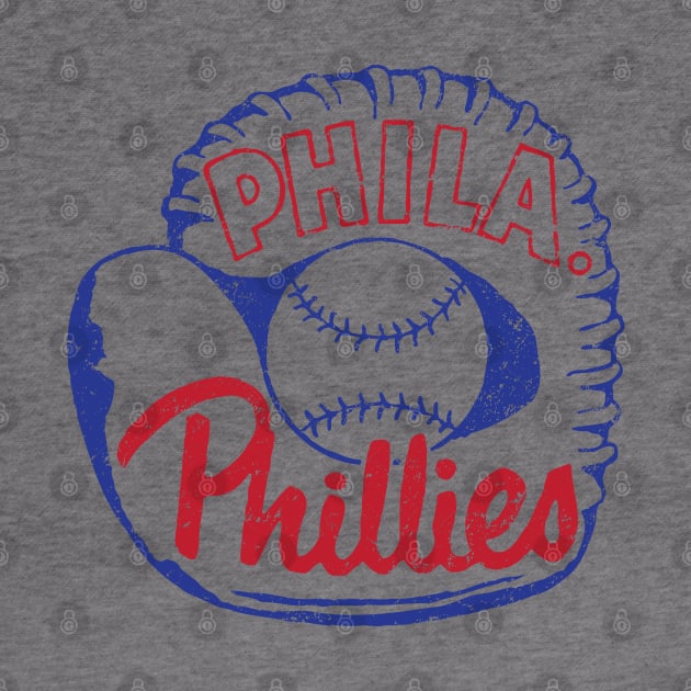 Philadelphia Phillies Glove by Buck Tee by Buck Tee